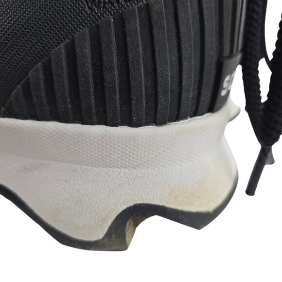 Sorel Kinetic Snow Boots Womens 9 Black White Lace Up Comfort Winter Gorpcore - Picture 9 of 13